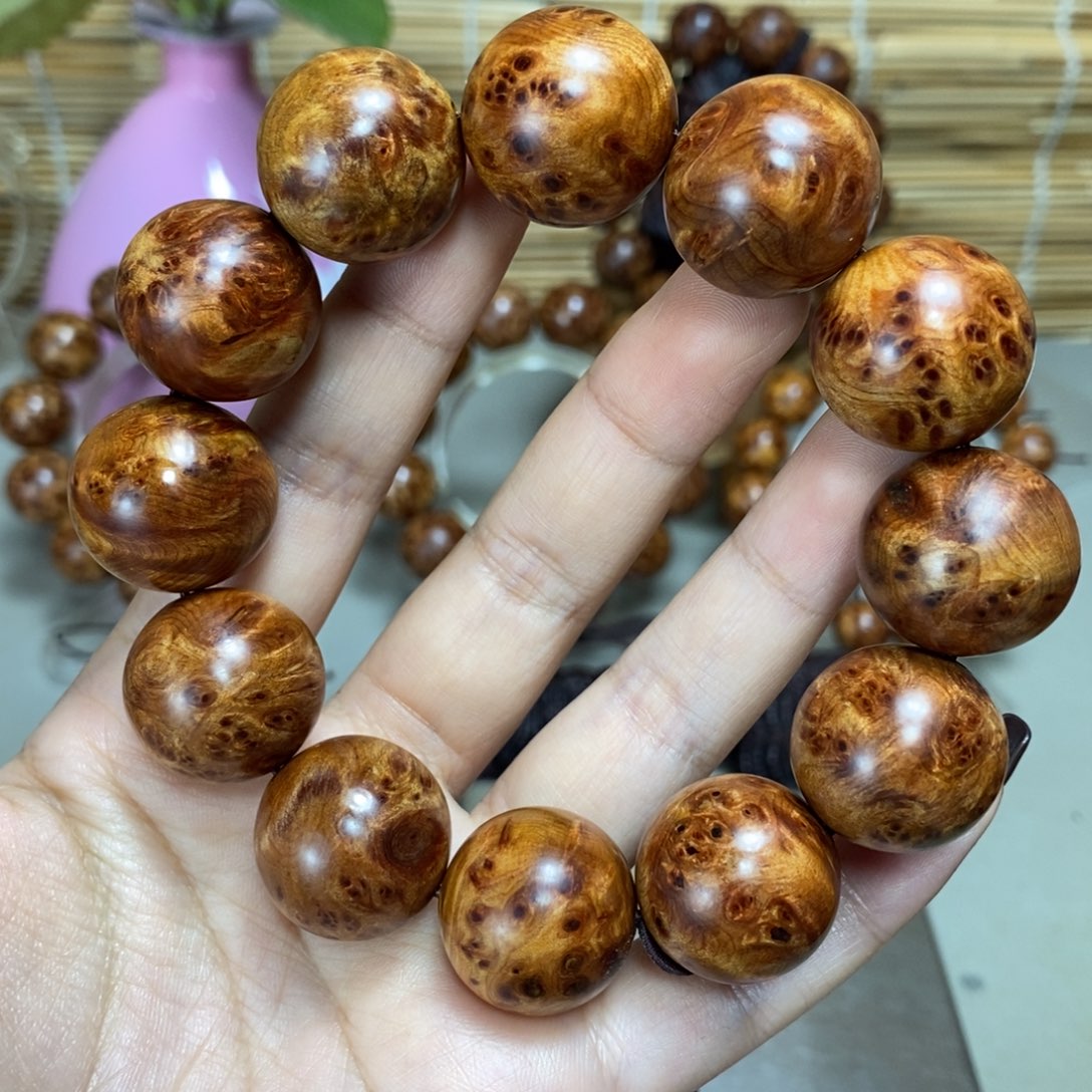 枯***墨手串/手链柏木（崖柏）