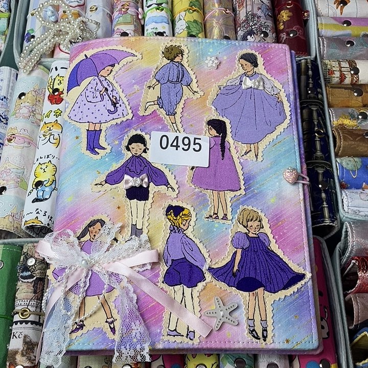 织绣b5活页送纸0495