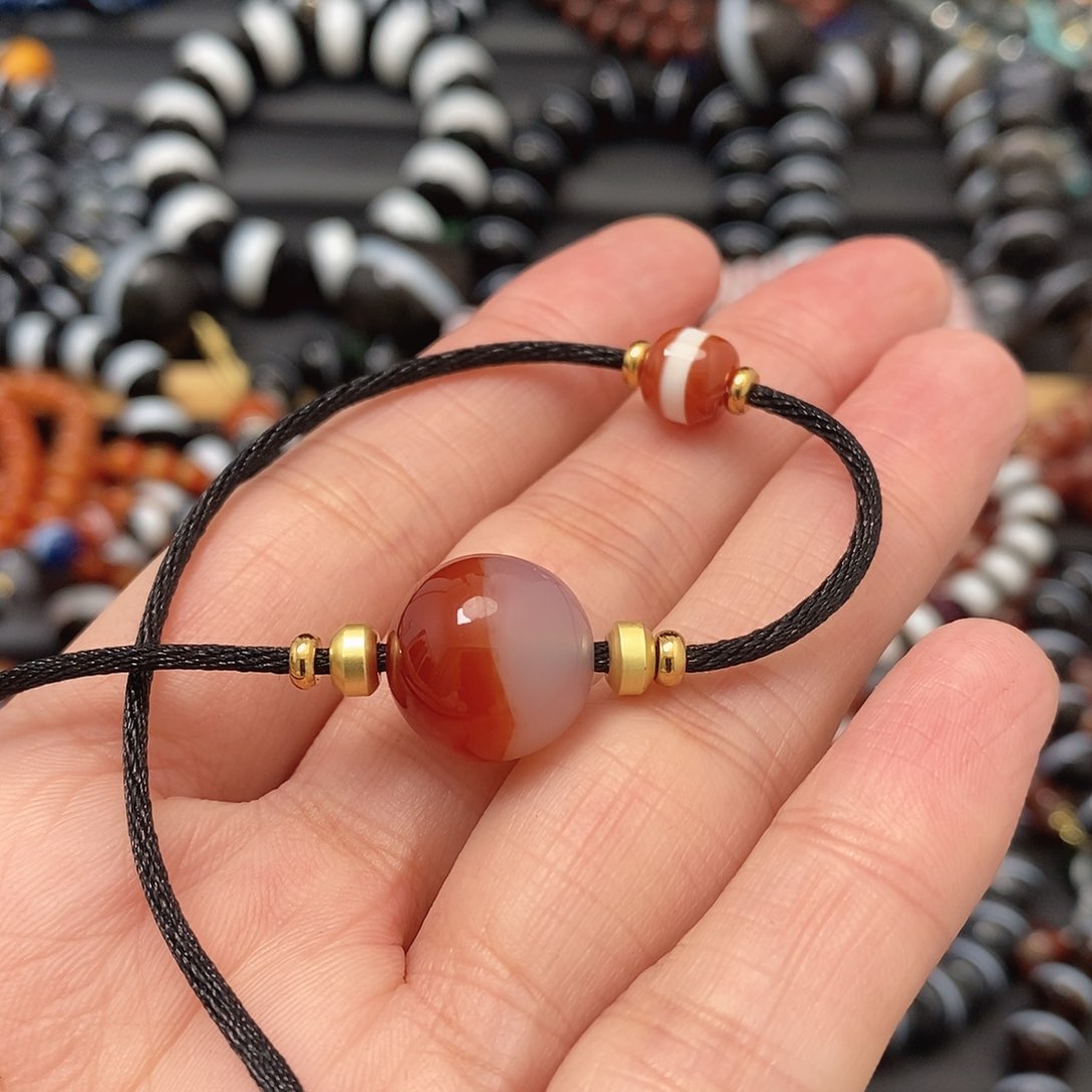 玛瑙/玉髓玛瑙锁骨未镶嵌