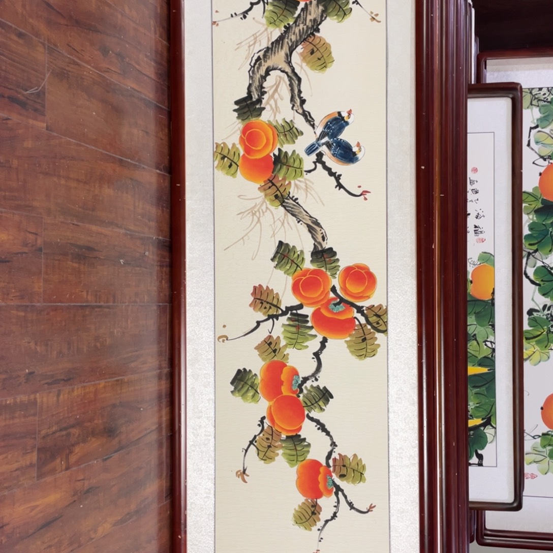 国画带框尺寸48*163厘米
