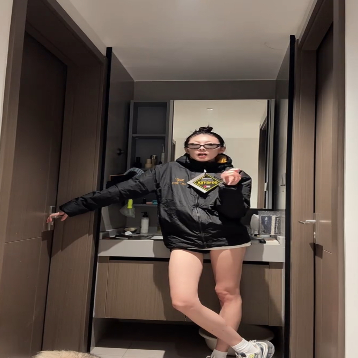 【阿祖】棉服男女通用春秋休闲情侣外套透气立领大码女