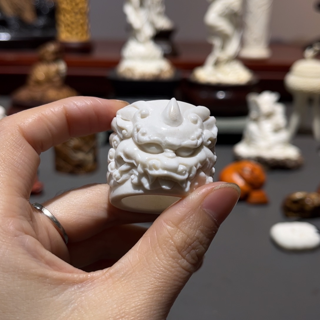 香榧木粉*匠鹿角工艺品摆件