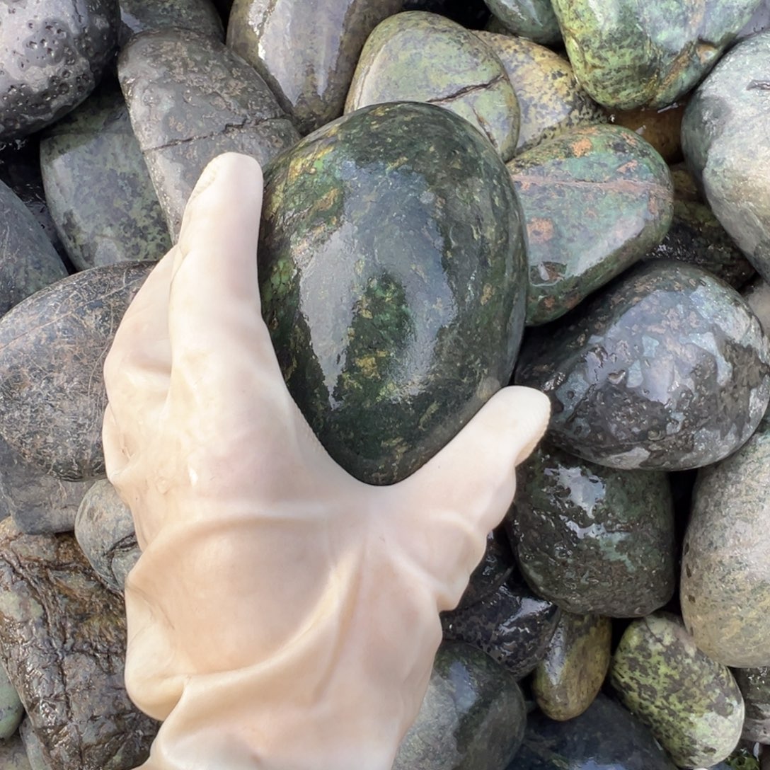 大***菜长石玉合金藏玉藏玉