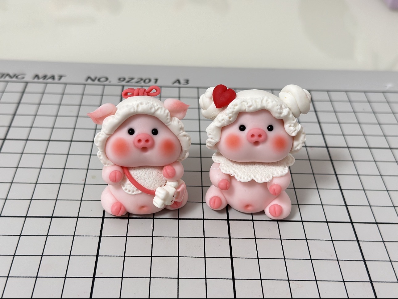 树脂粘土DIY手工黏土潮玩手作摆件挂饰qoqo哦崽小野哭娃欧崽