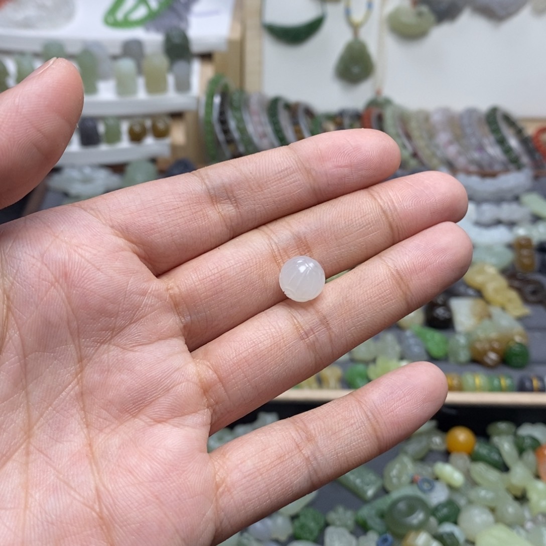 和田玉手链未镶嵌可*'