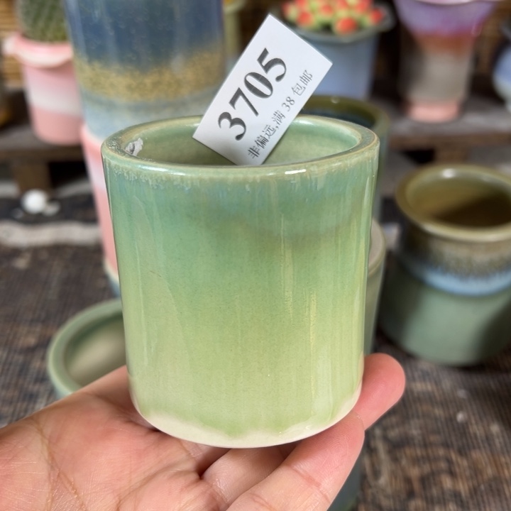 口5高7 手工花盆满30包邮