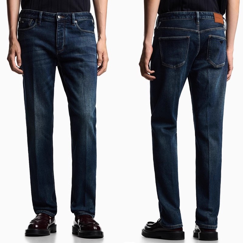 Emporio Armani 阿玛尼 男士修身牛仔裤小直筒男裤