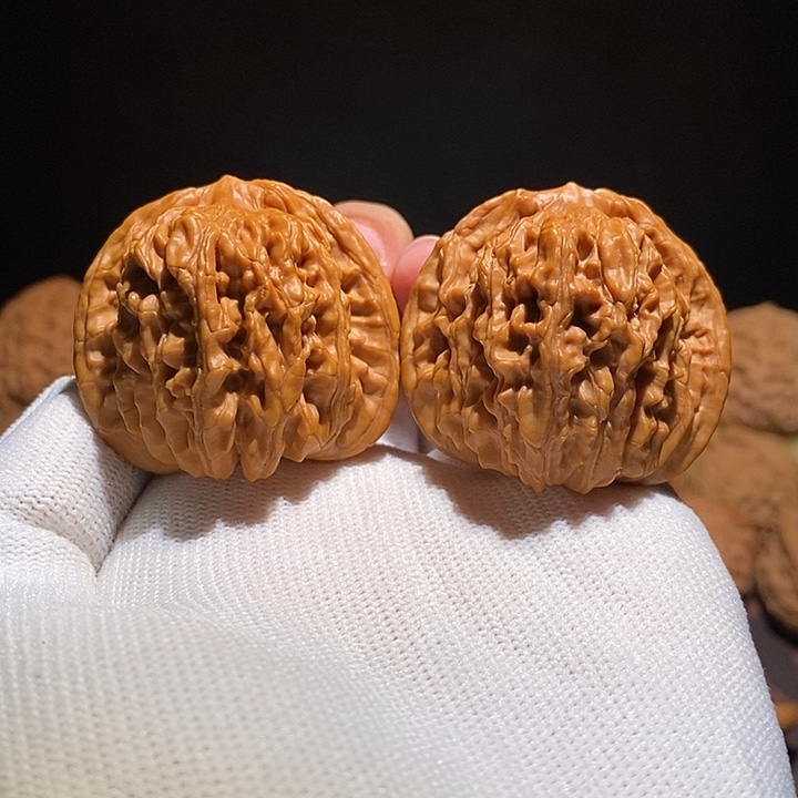 枫***吊坠文玩核桃全品42四座楼