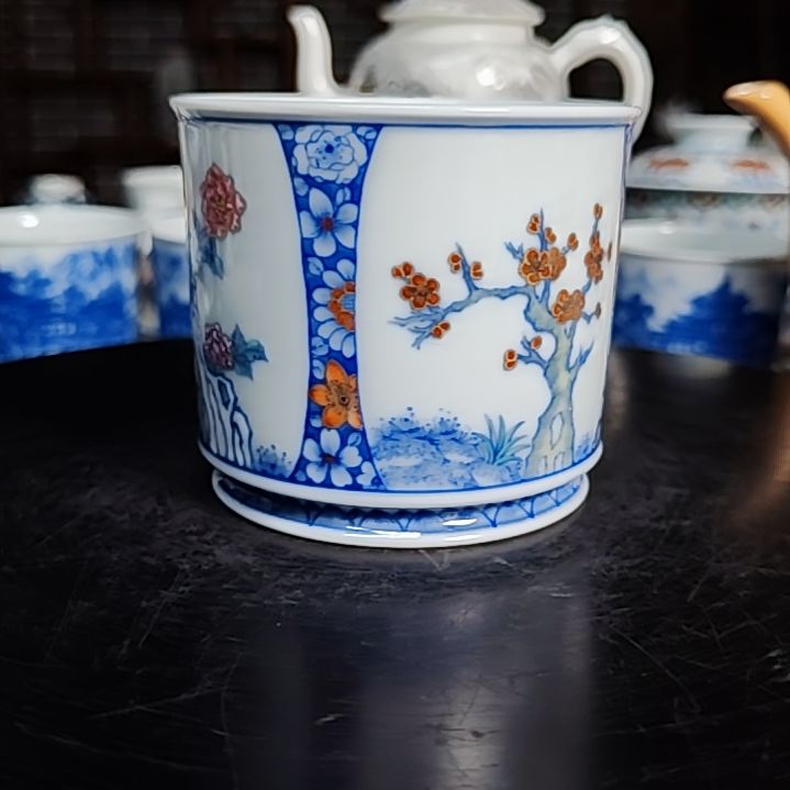 L***y景德镇陶瓷茶具套装摆件杯