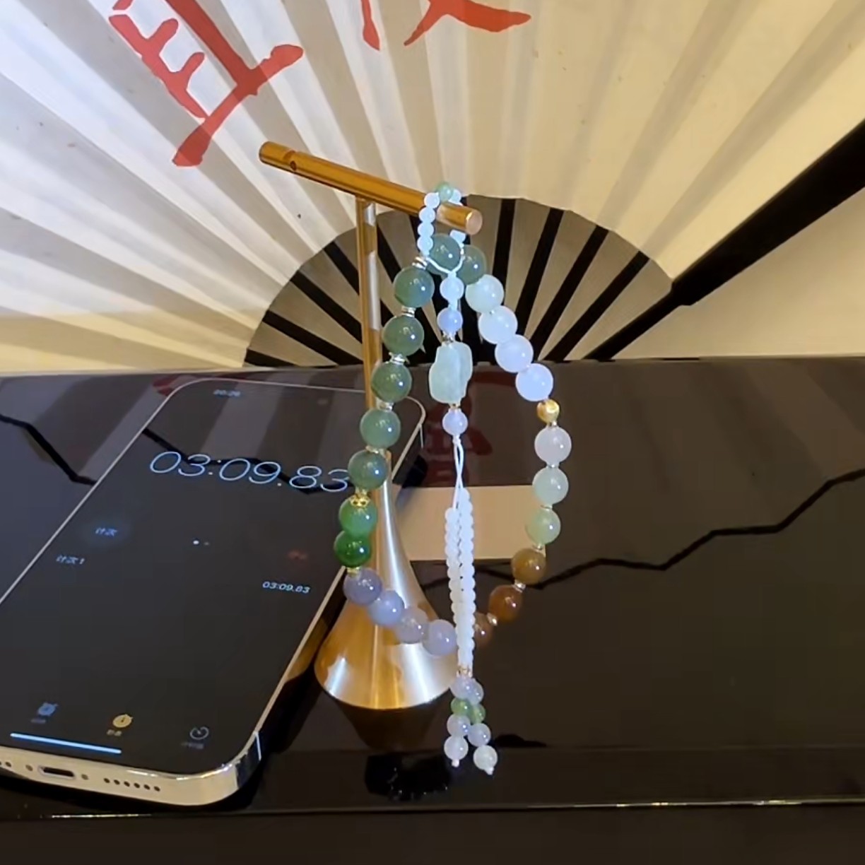 壹屿珠宝     120712   和田玉典藏级手串