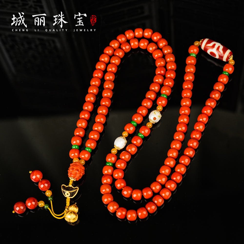 【城丽珠宝】南红贵人老型项链/条（多样性发货）STZ-3135