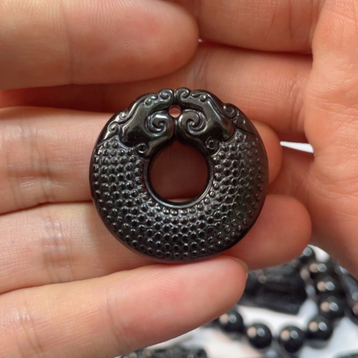 【闪购商品】翡翠吊坠(不含链)未镶嵌龙扣