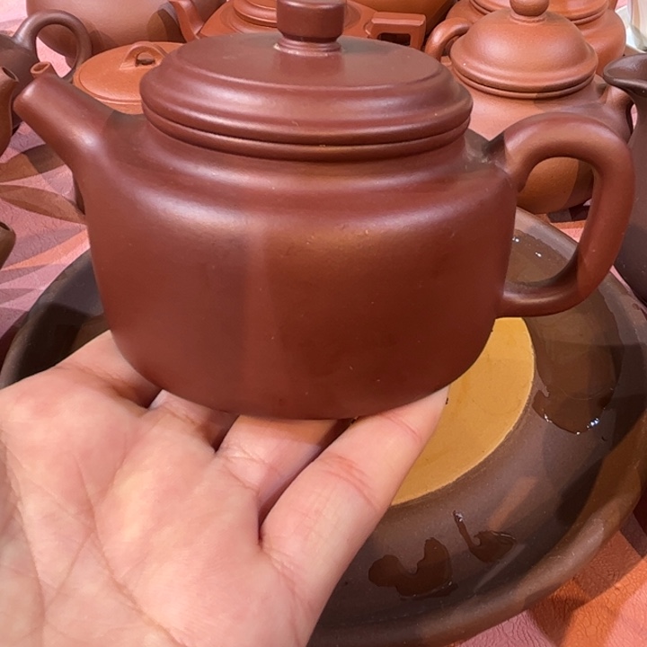 紫砂茶壶龙血砂精工得中200cc