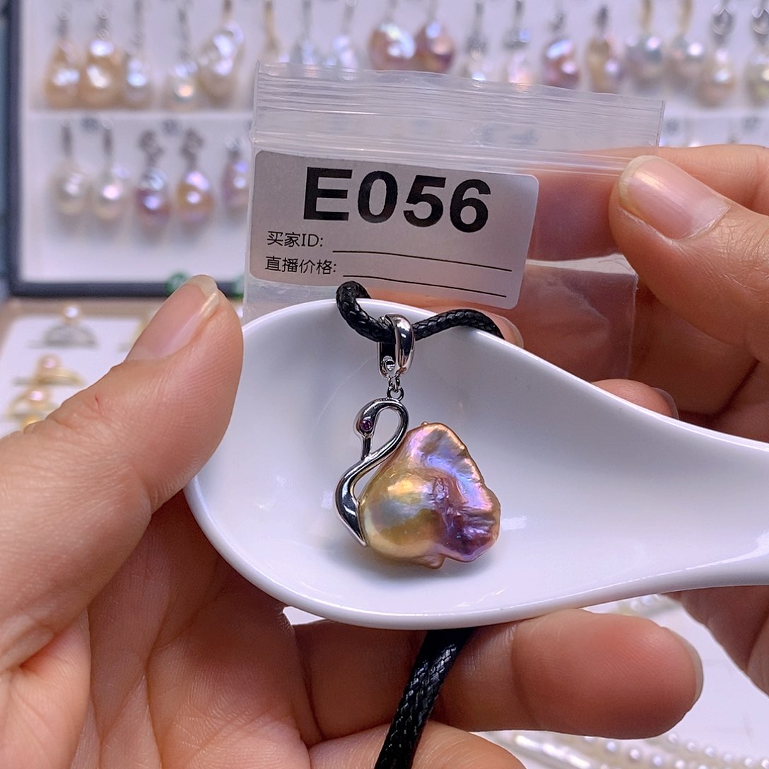 淡水珍珠颈饰银S925镶嵌