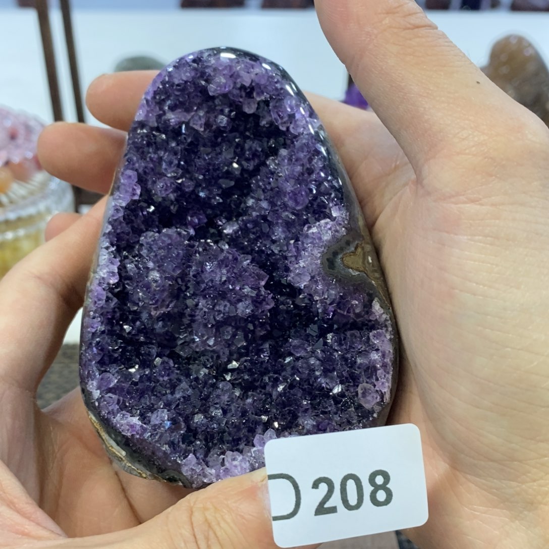 紫晶摆件摆件未镶嵌