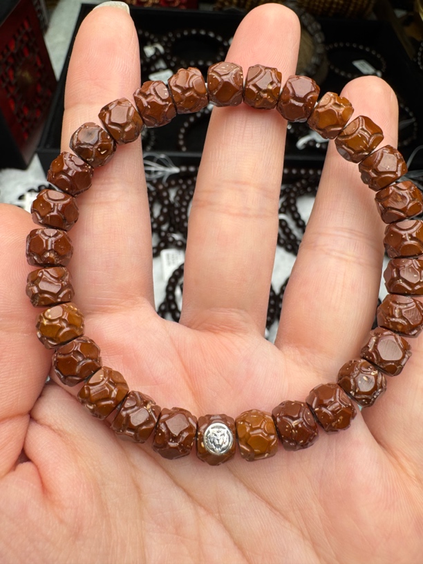 紫金鼠 富甲单圈手串8.6*7 原生态