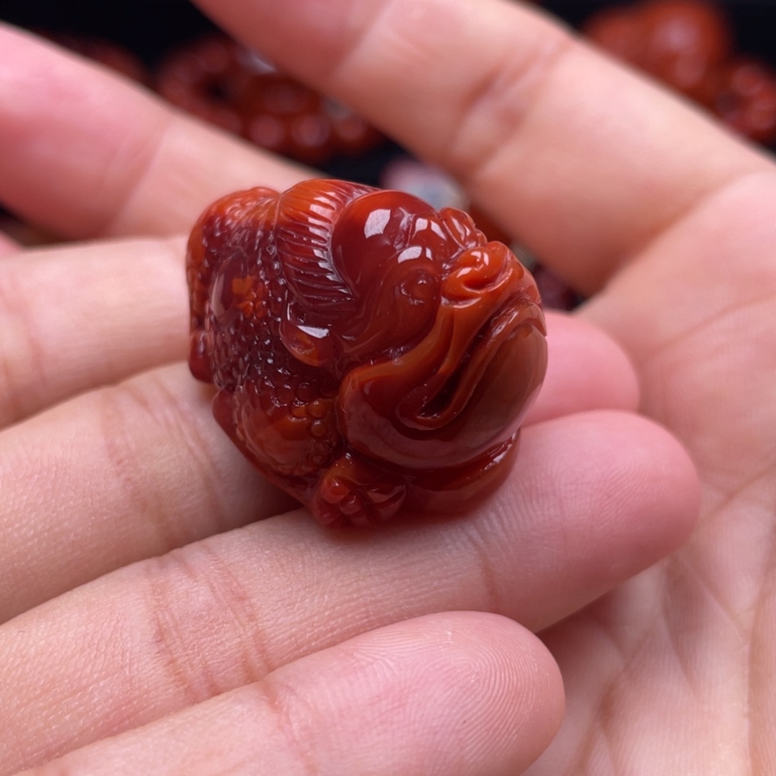 南红玛瑙珠宝奇石未镶嵌吊坠