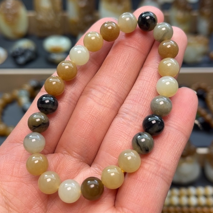 和田玉（糖玉）手链未镶嵌