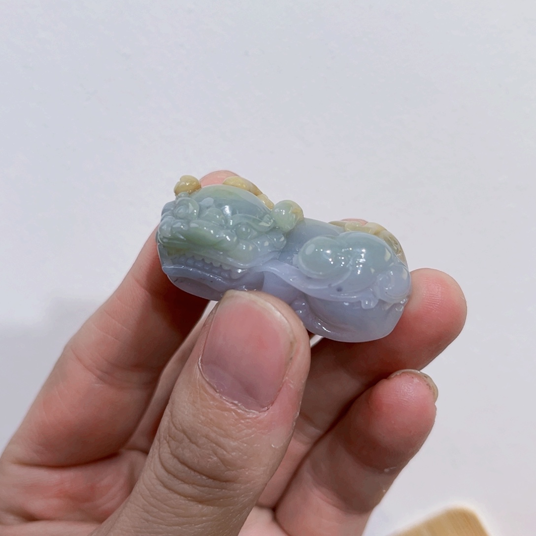 翡翠未镶嵌吊坠(赠链)代编织