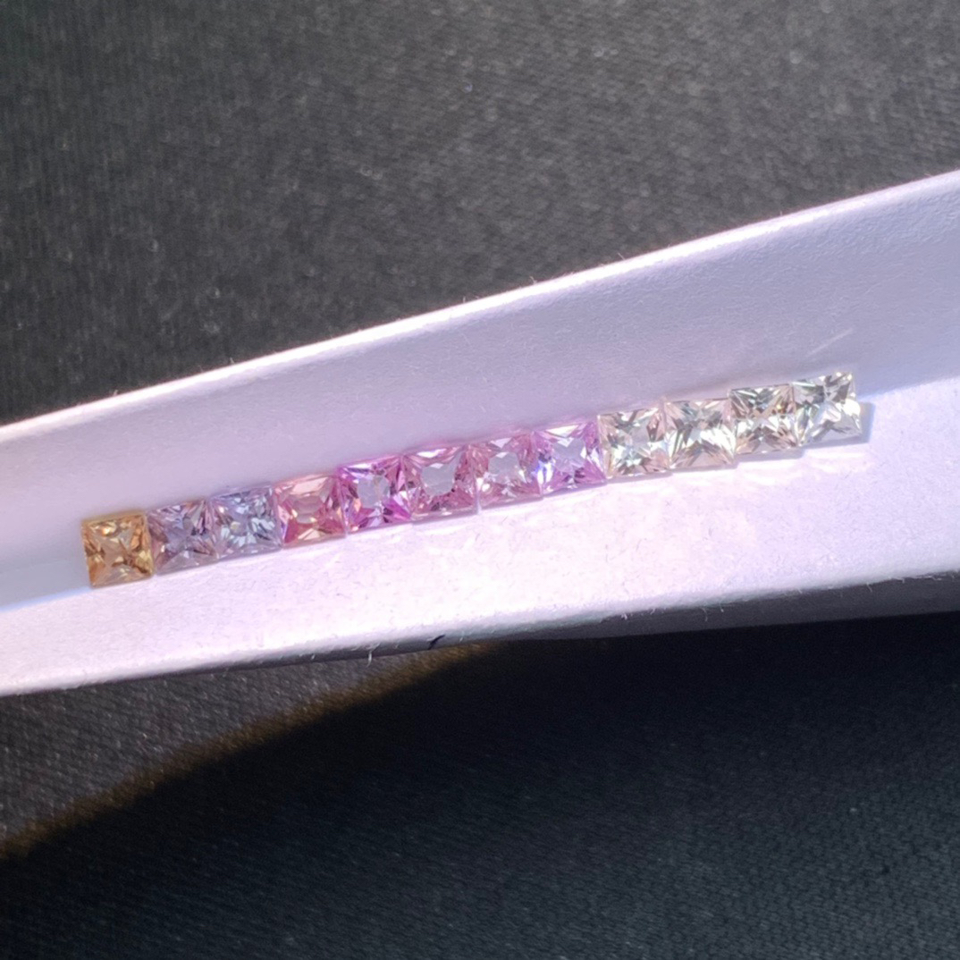 天然无烧彩色蓝宝石2.01克拉