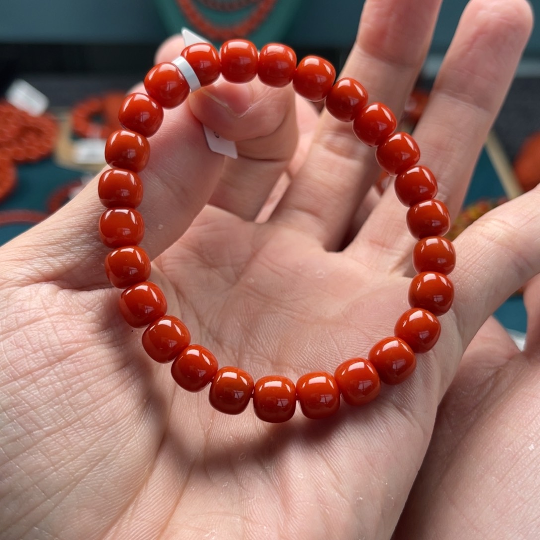 南红玛瑙多样性发一件未镶嵌8m