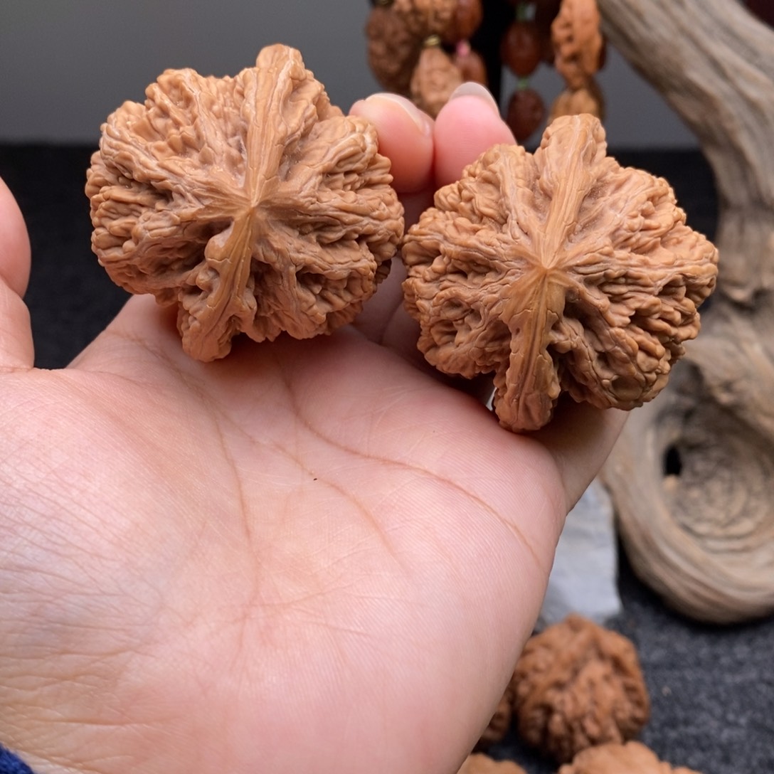 文玩核桃把件47大粗筋