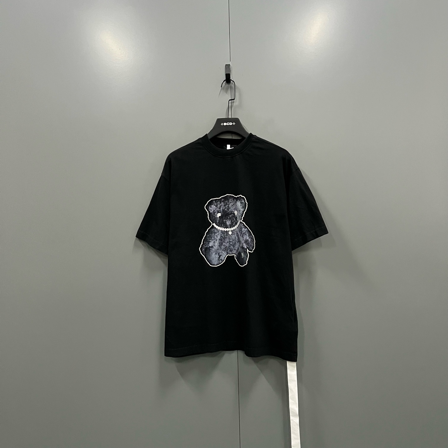 99新 WE11 DONE jp 珍珠项链泰迪熊印花短袖 S码 020668