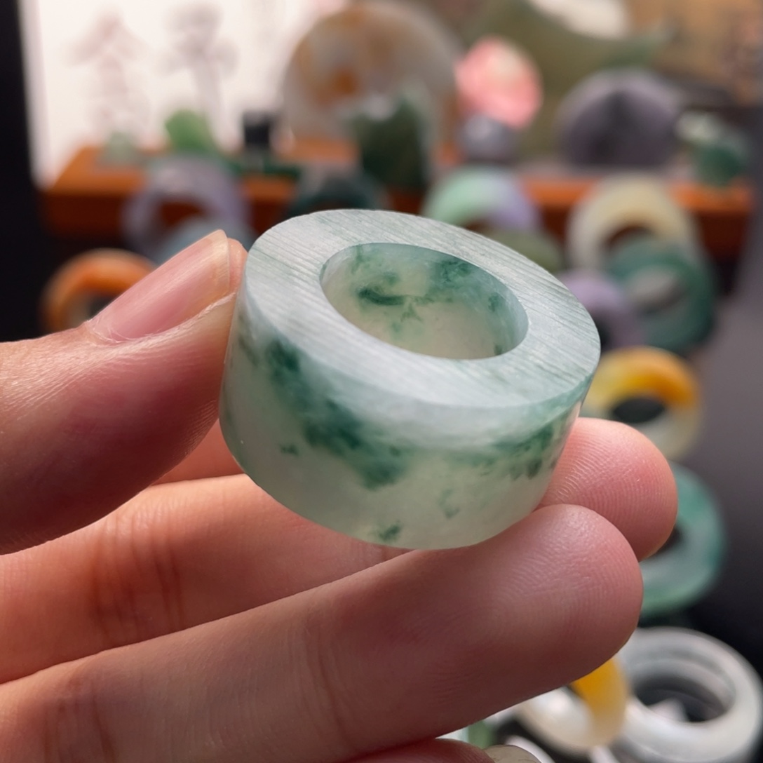 定制翡翠未镶嵌  白菜 宽版