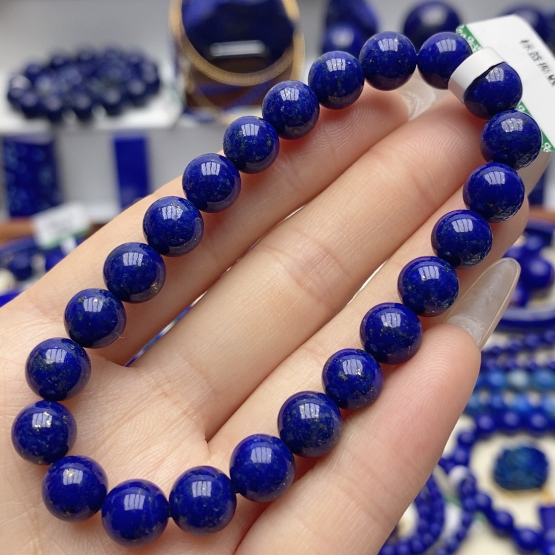 青金石未镶嵌手链8mm