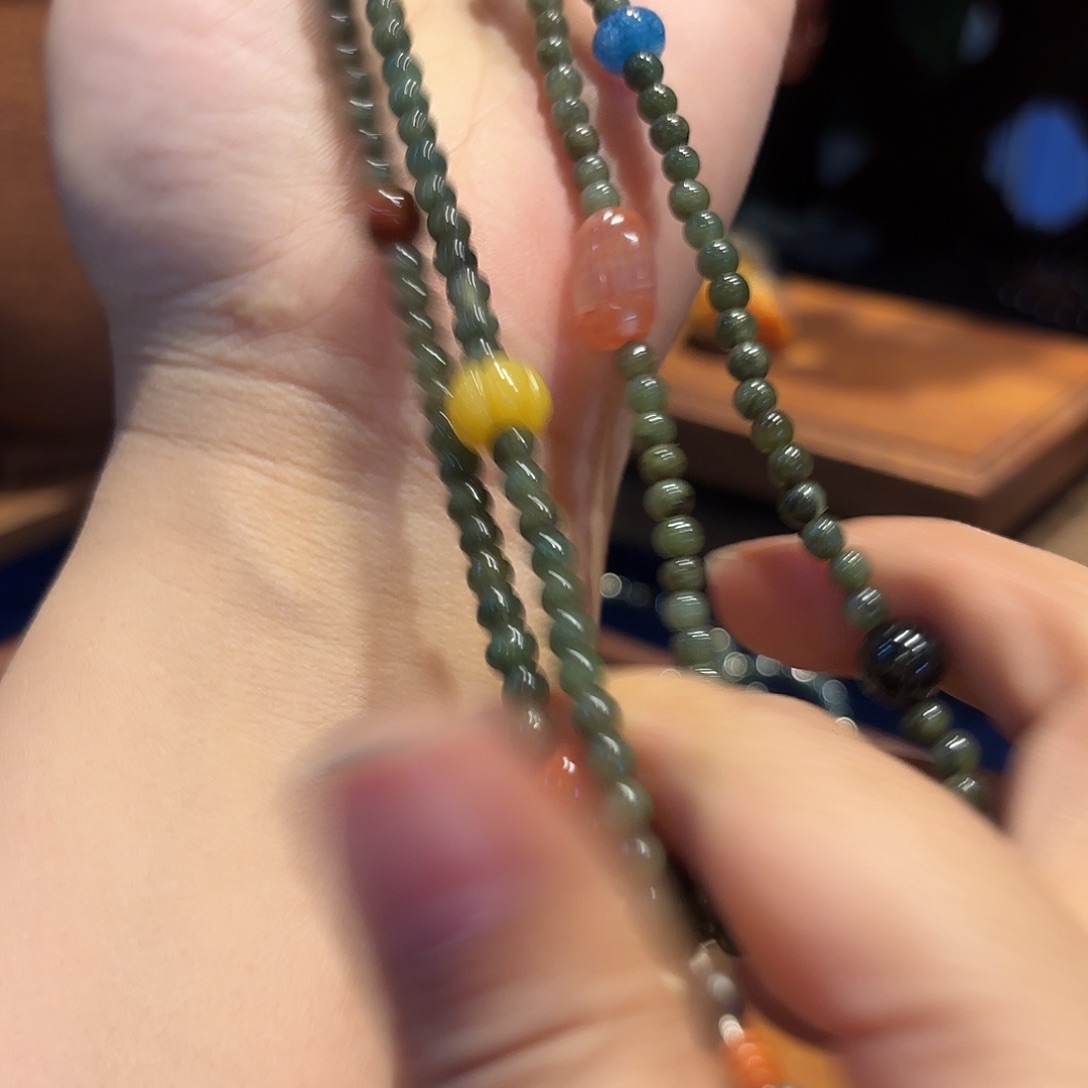 翡翠颈饰未镶嵌原创