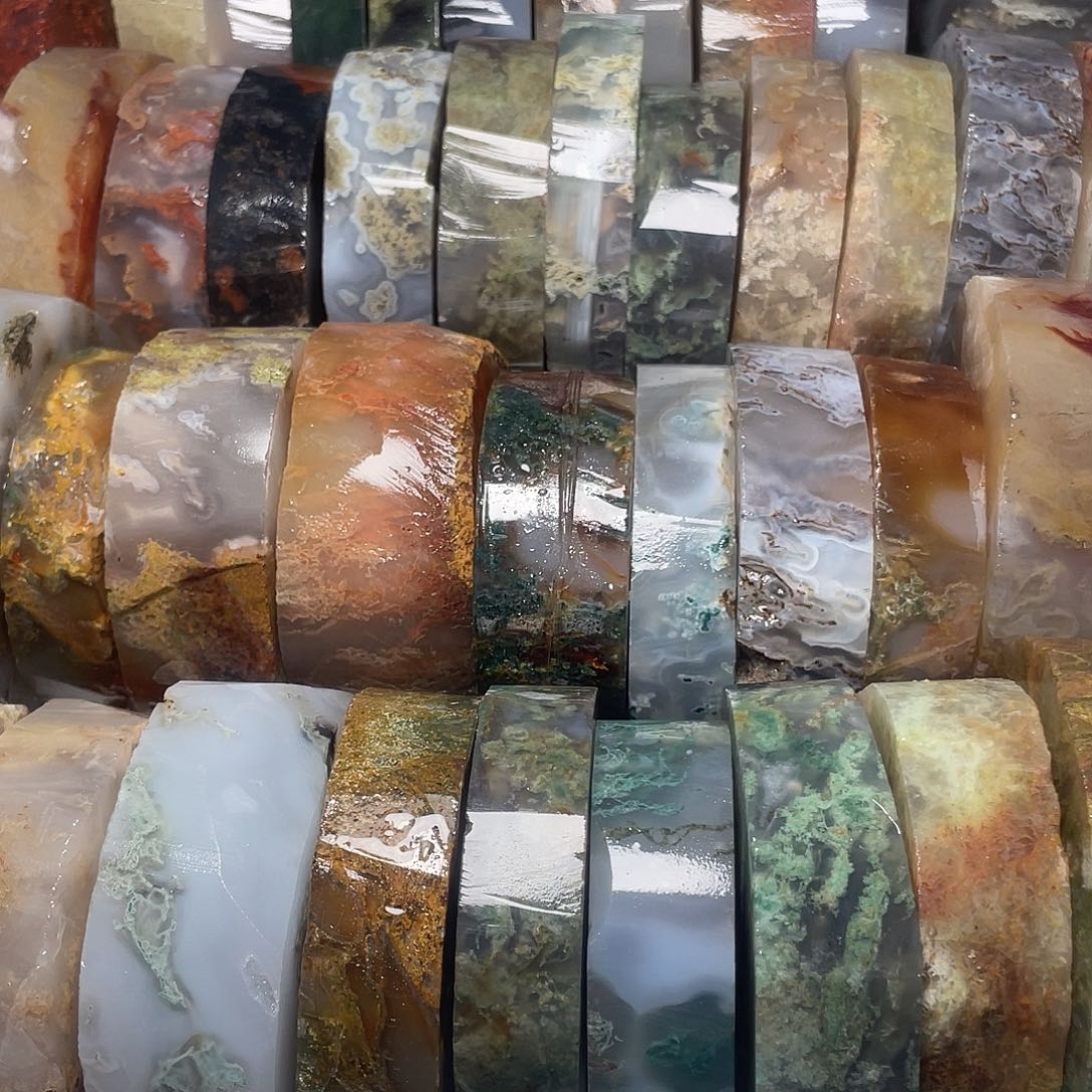 定制玛瑙天然水草玛瑙手镯