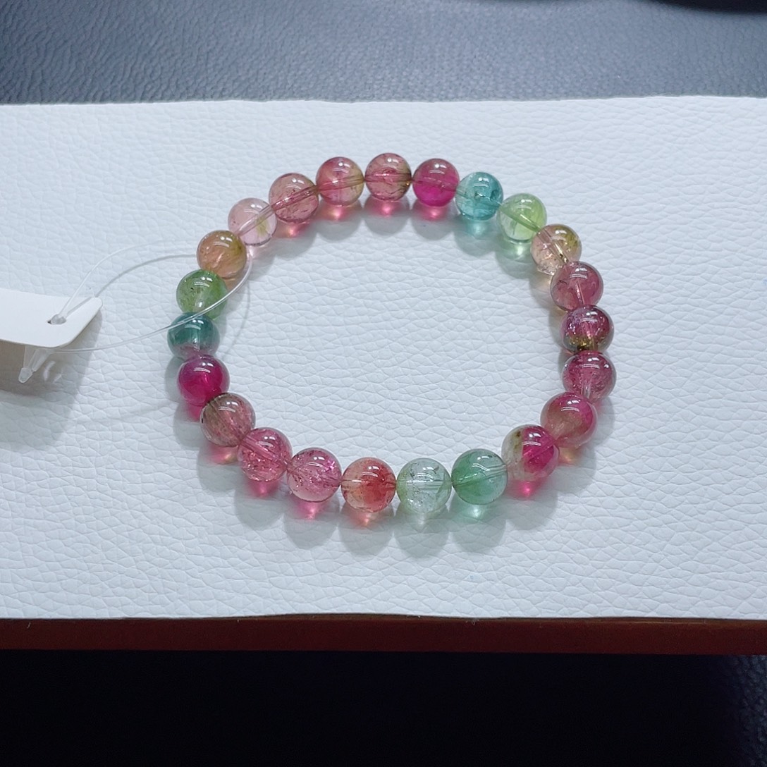 未镶嵌碧玺手链8.8mm左右