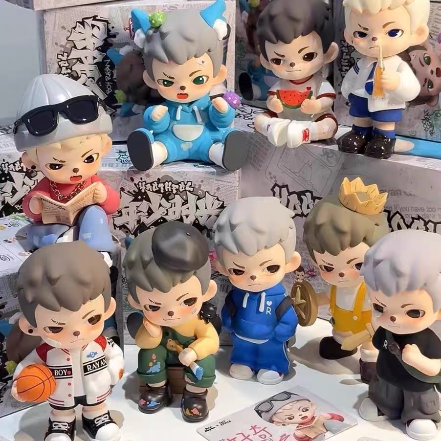 年少时光哥哥2代潮玩盲盒公仔手办摆件