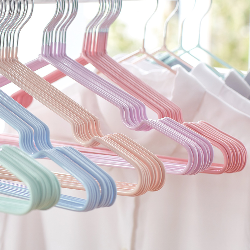 袜夹衣服架防滑厘米【福利晒衣架子】10个家用防锈无痕40防爆成人晾