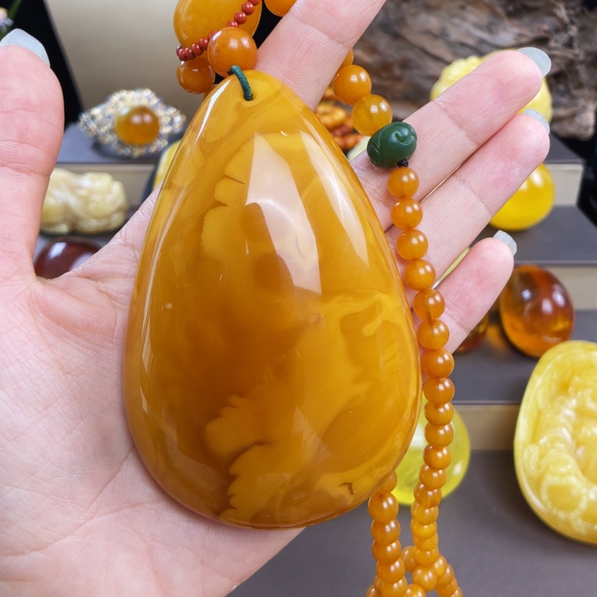【闪购商品】琥珀珠宝奇石未镶嵌微瑕
