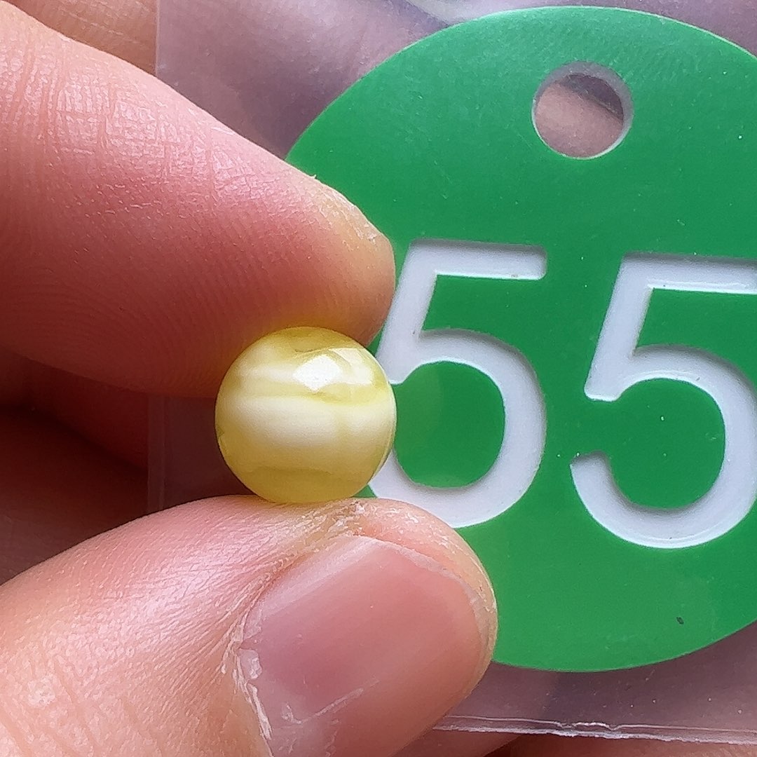 蜜蜡未镶嵌珠宝奇石8.2m m
