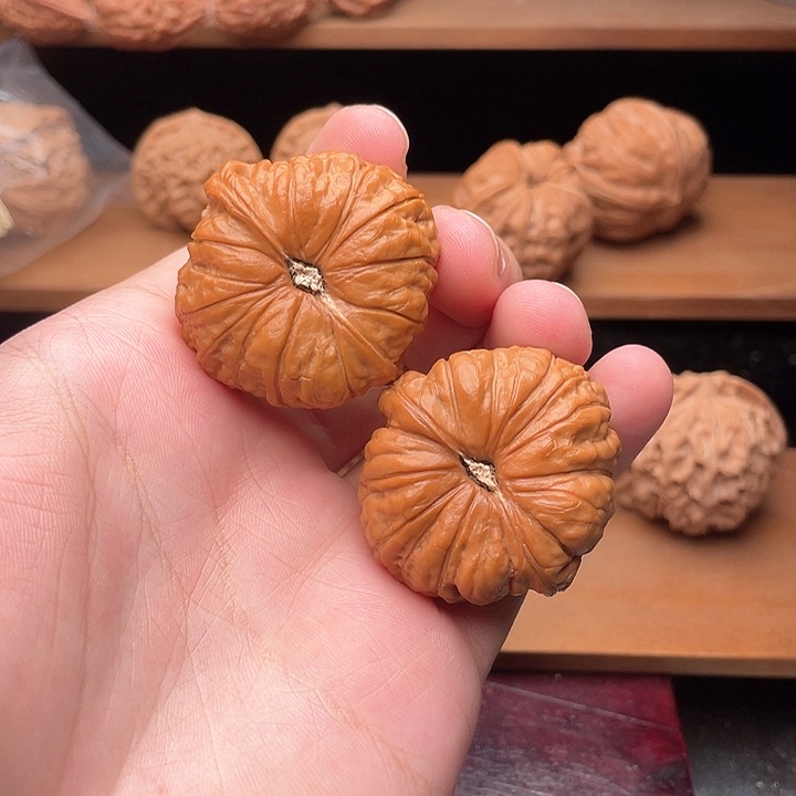 吊坠文玩核桃39全品圆润南瓜墩