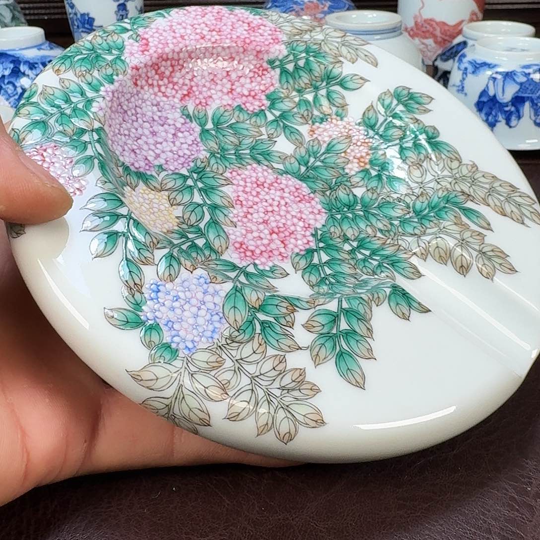 瓷片爱**爷当代景德镇陶瓷手绘茶具