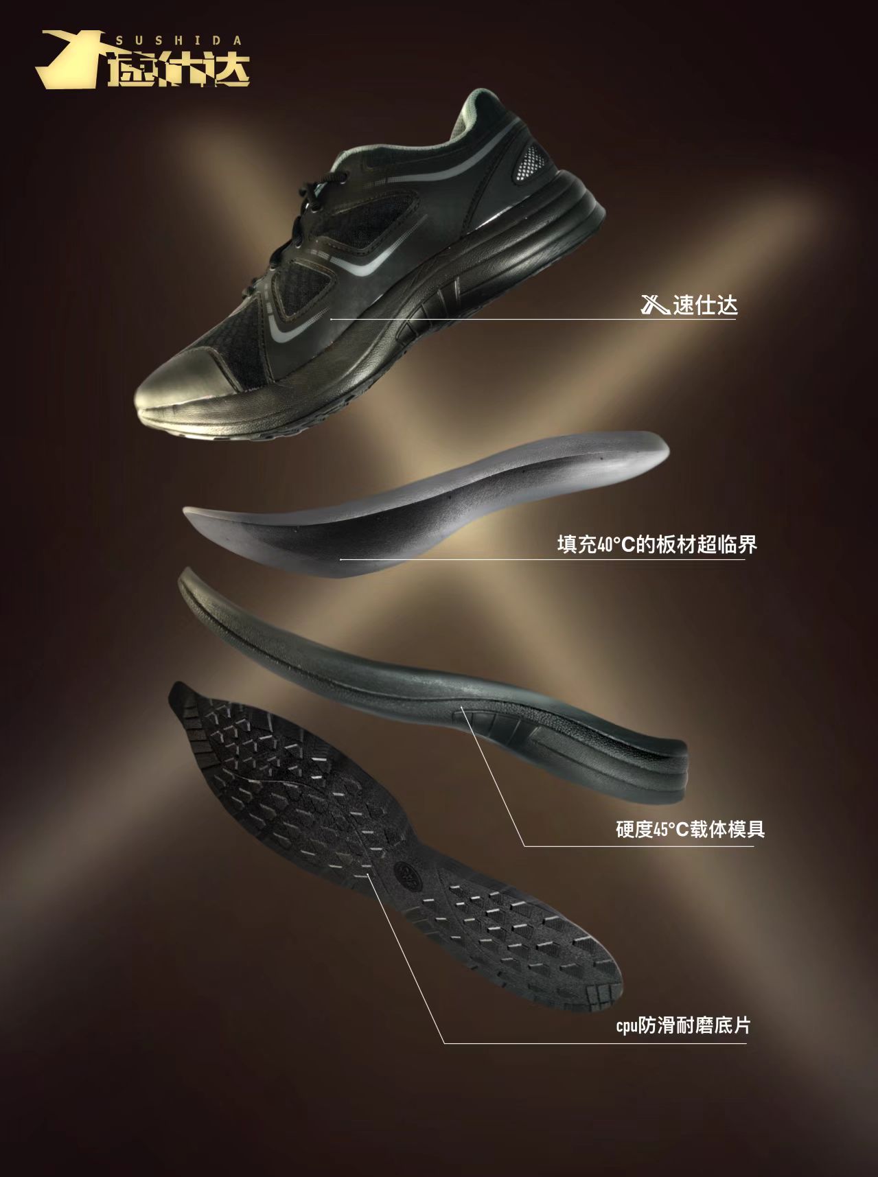 速仕达19lu缓震抗扭体能鞋