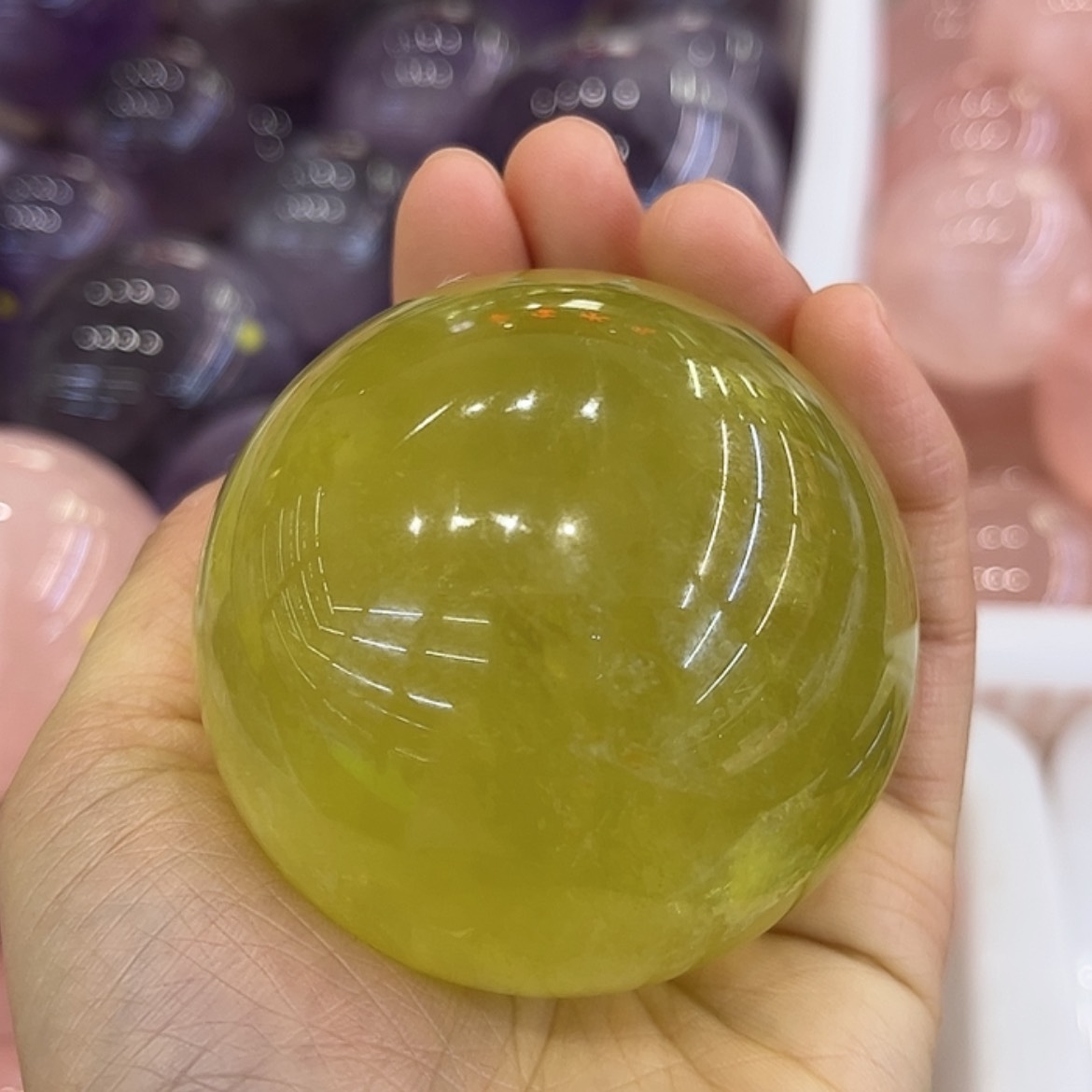 【闪购商品】水晶摆件球未镶嵌