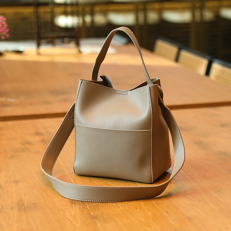 【MUEKA/茉妮卡】洋气水桶包包女2025新款时尚手提包通勤单肩斜挎包