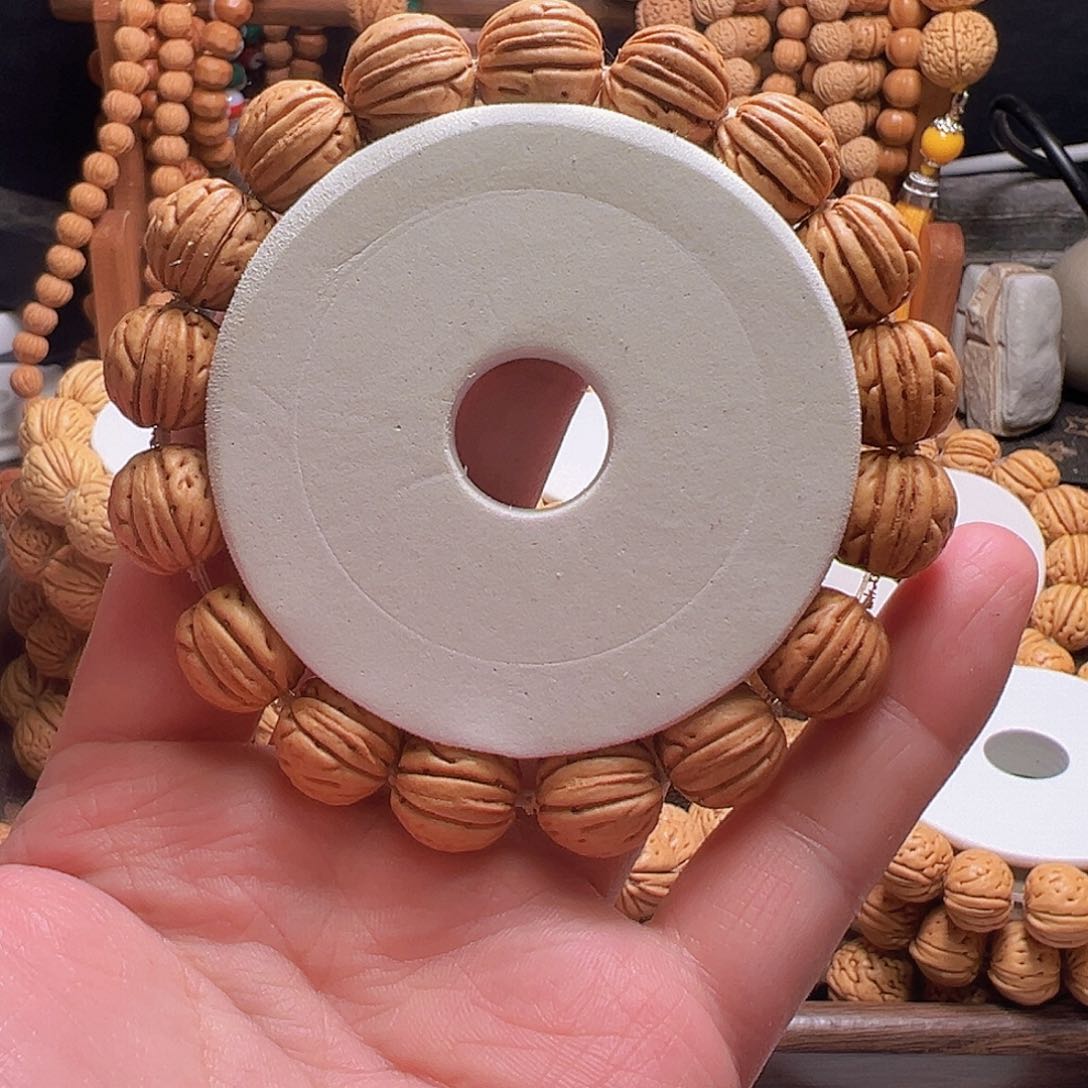 桃核手串野生小奶豆14尺