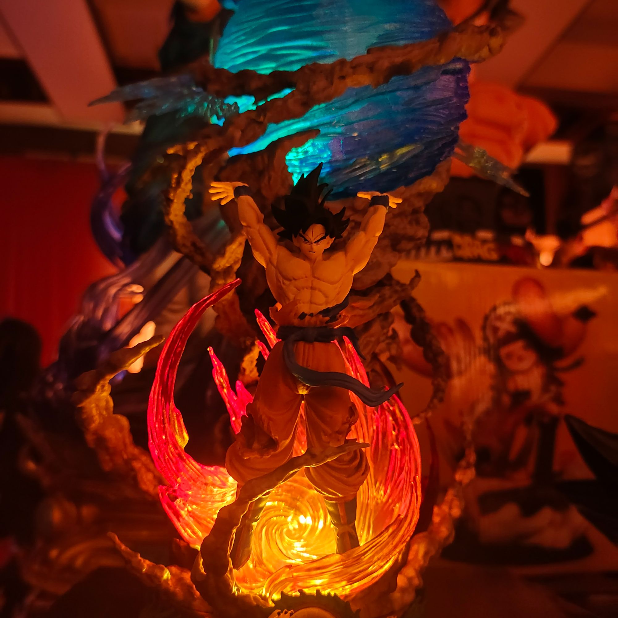 【蕪界模玩】地台发光 优质版元气弹悟空  猎手悟空