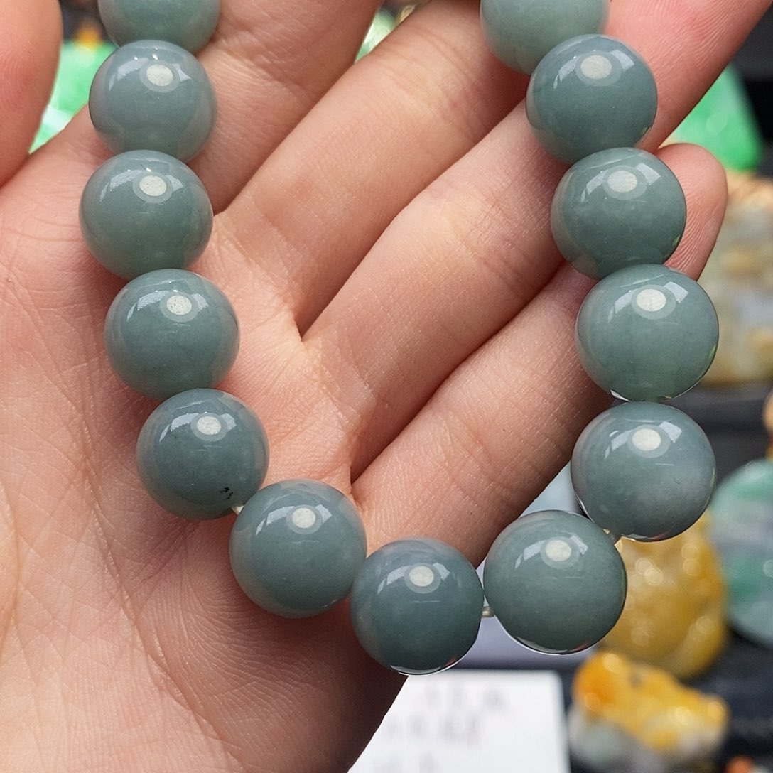 翡翠颈饰未镶嵌翡翠A货一物一证