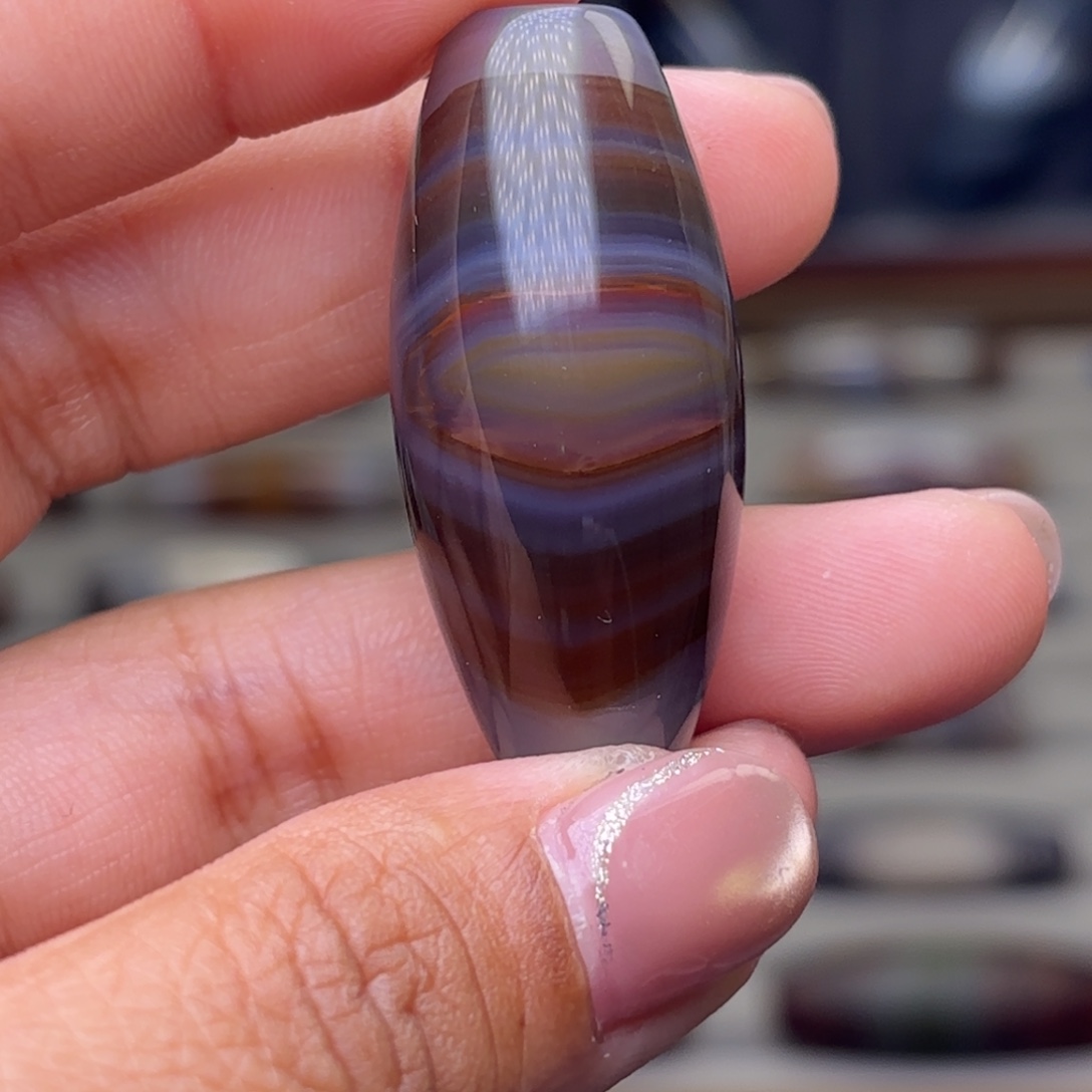 望***亮玛瑙/玉髓未镶嵌颈饰