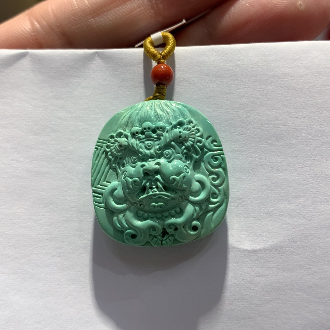 未镶嵌绿松石吊坠