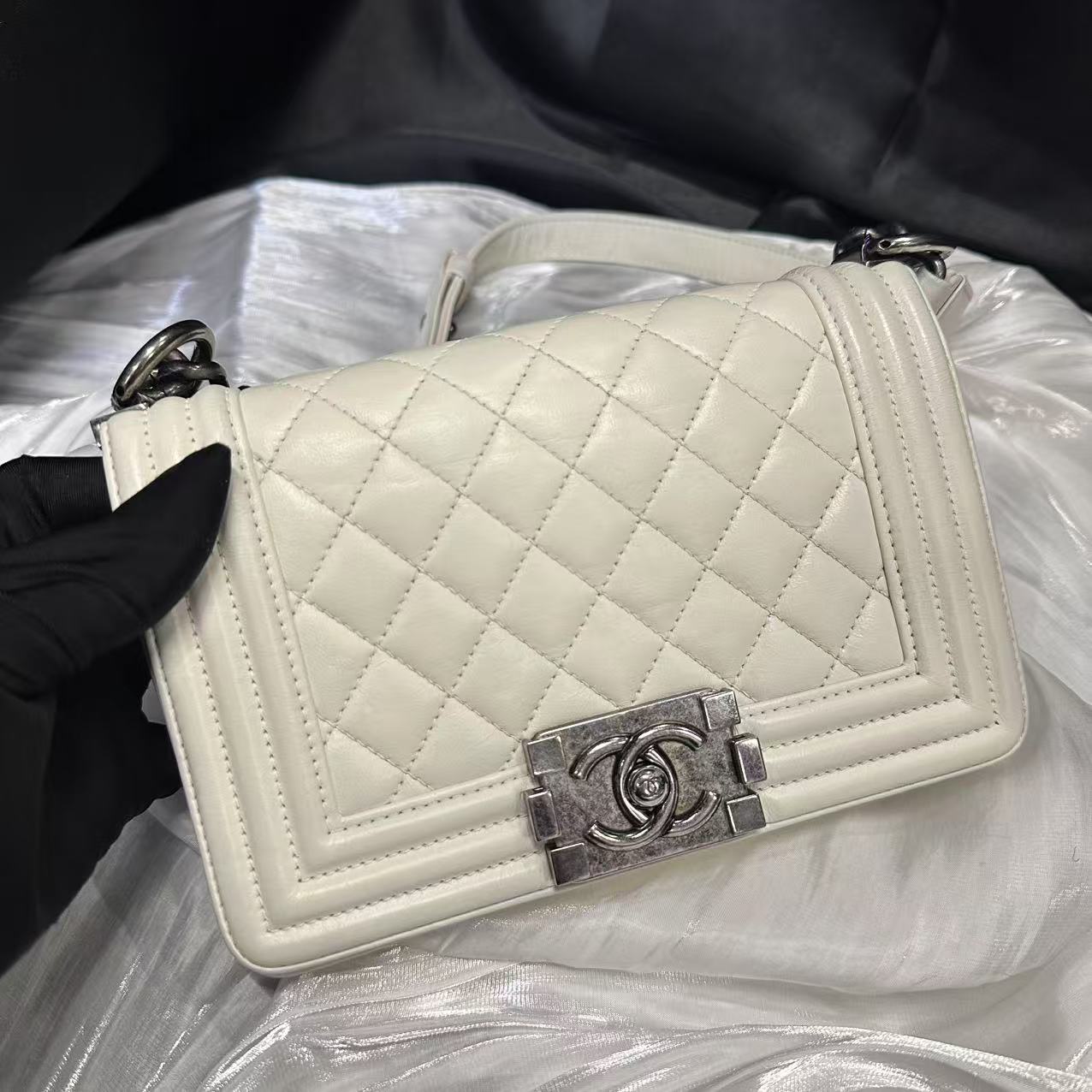 95新 Chanel/香奈儿 伦老板/95新/香奈儿leboy