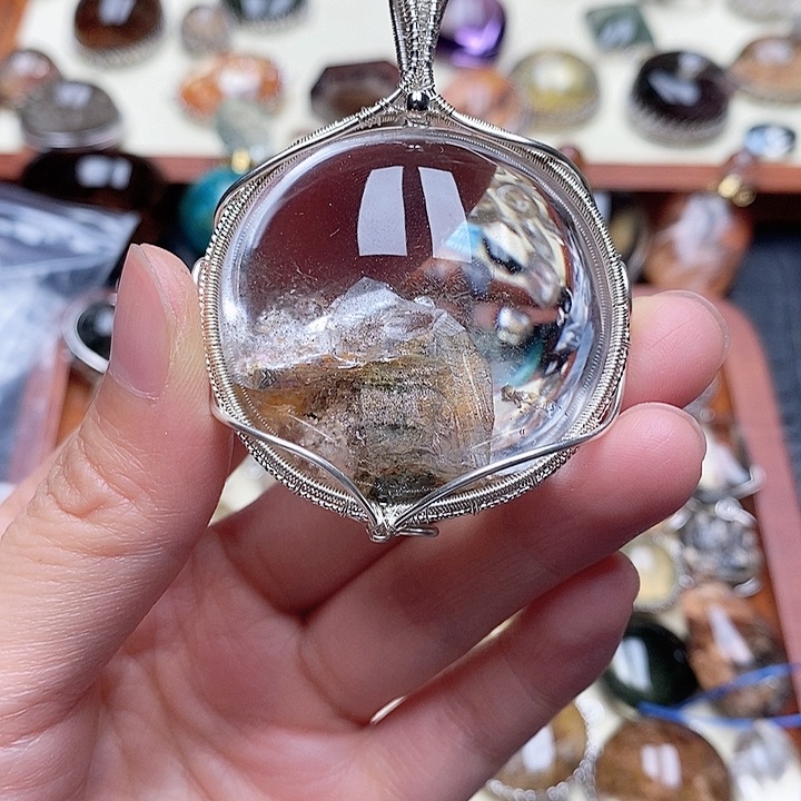 吊坠未镶嵌水晶锦**身