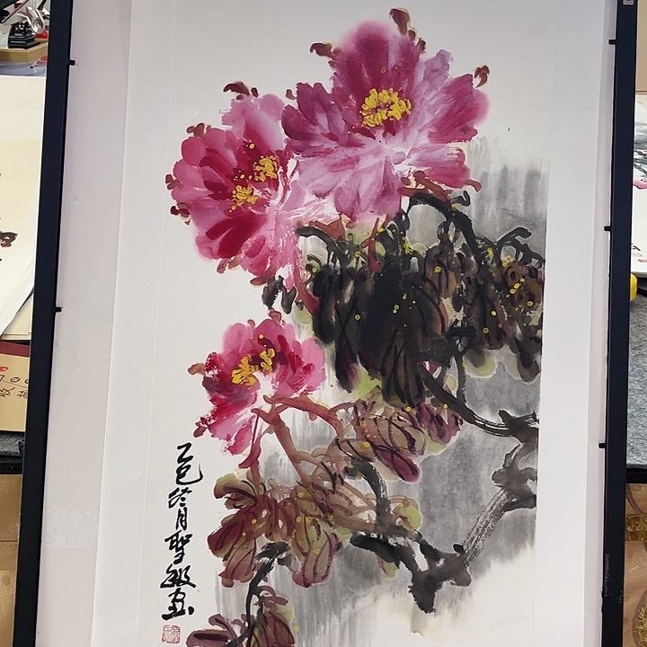 国画张圣敏先生纯手绘作品