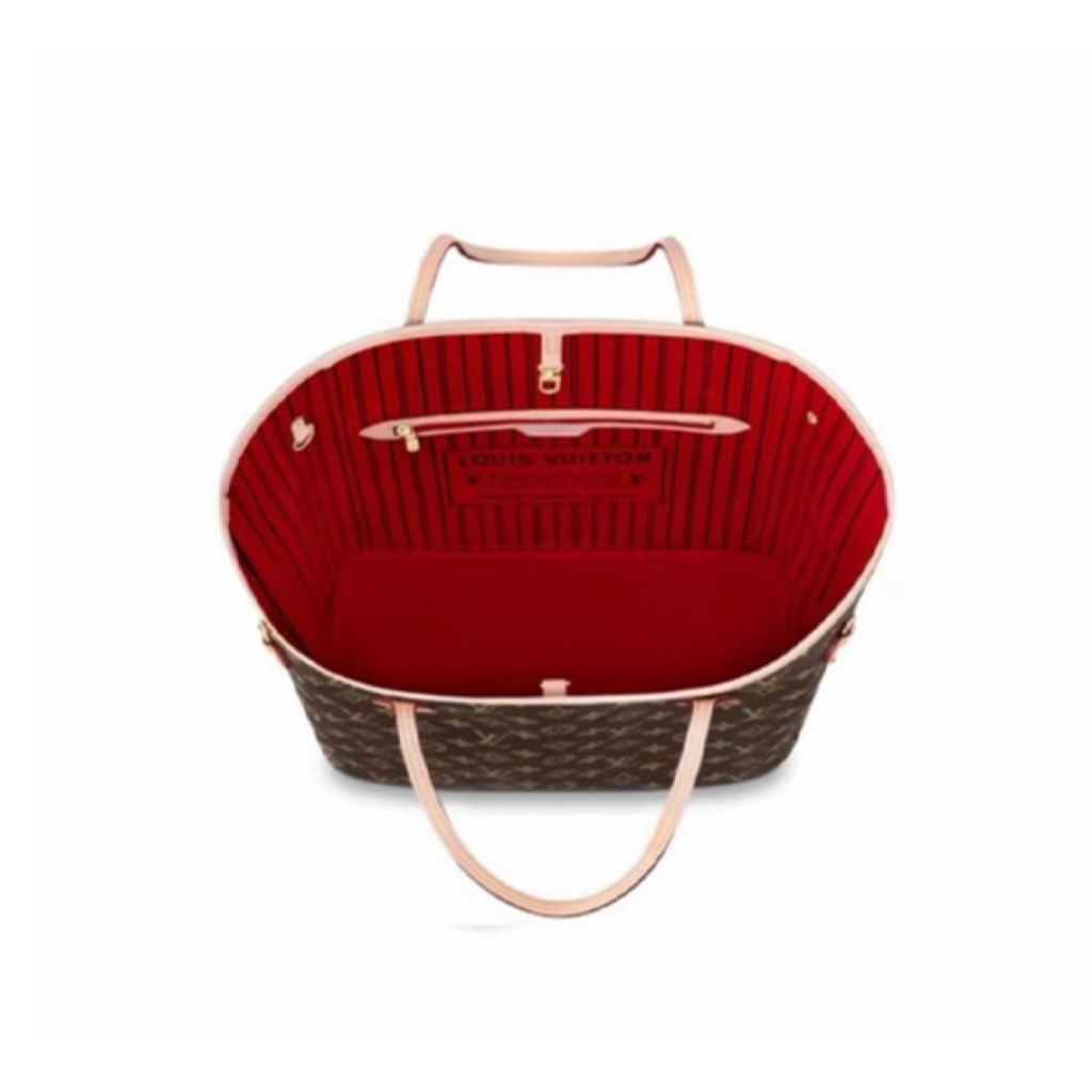 修复品LouisVuitton/路易威登 neverfull中号/托特包/红内芯片